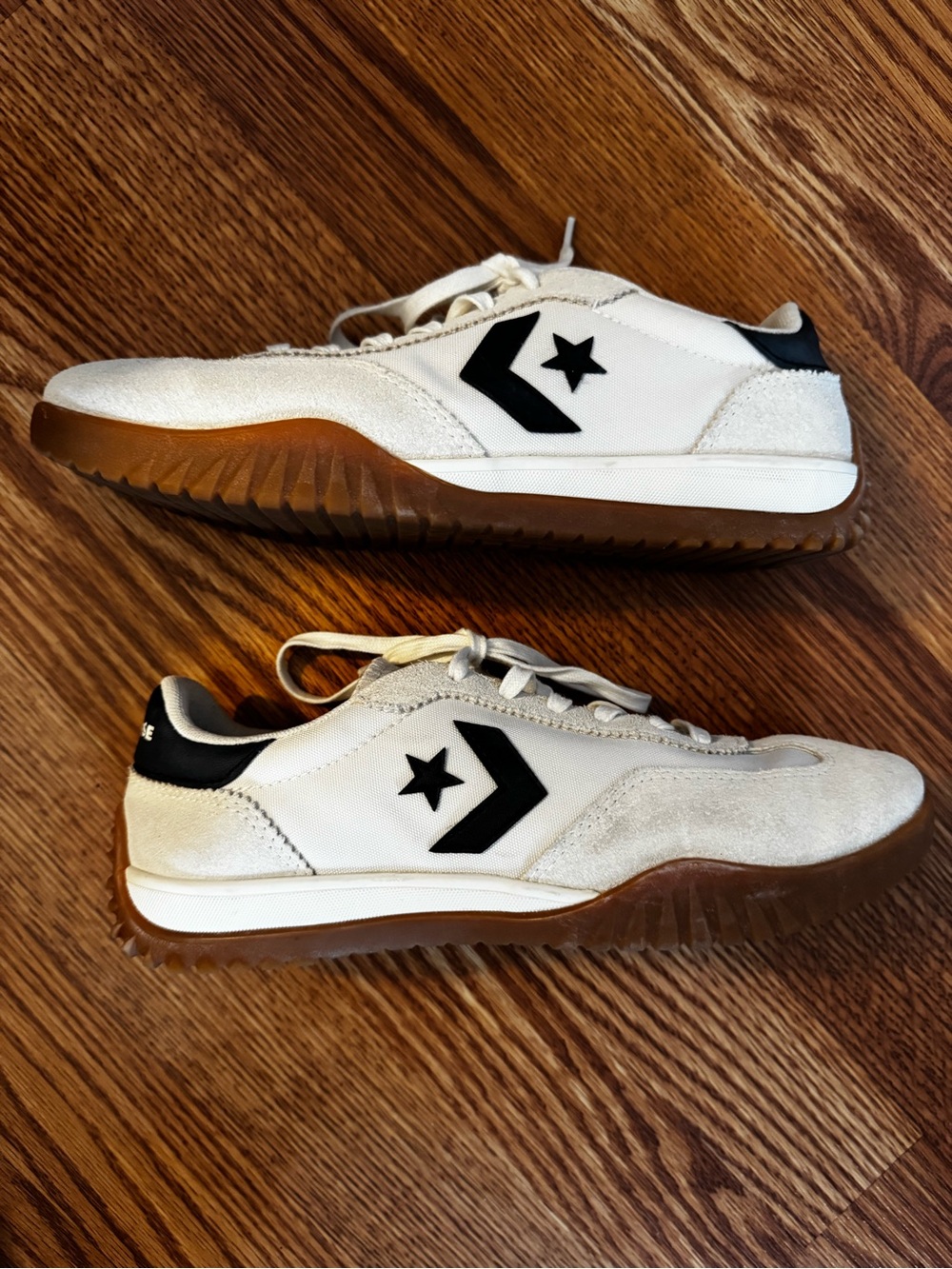 Rare Converse Sample Sneakers Size 7 Unisex White Black Gum